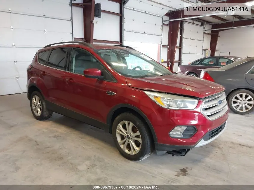 1FMCU0GD9JUA51416 2018 Ford Escape Se