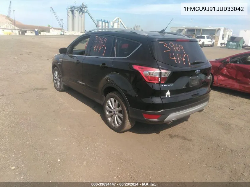 1FMCU9J91JUD33042 2018 Ford Escape Titanium