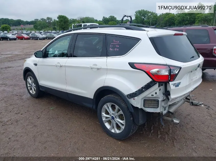 1FMCU9GDXJUA99270 2018 Ford Escape Se