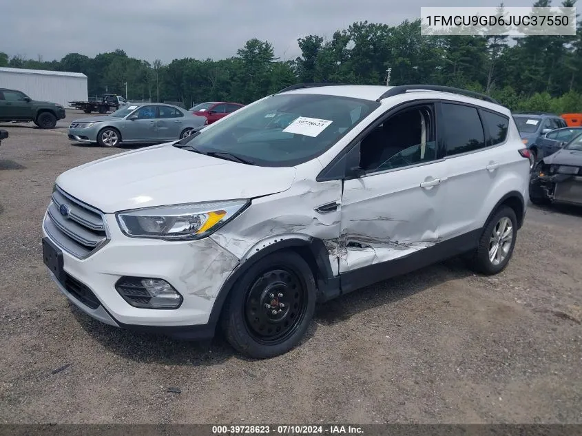 2018 Ford Escape Se VIN: 1FMCU9GD6JUC37550 Lot: 39728623