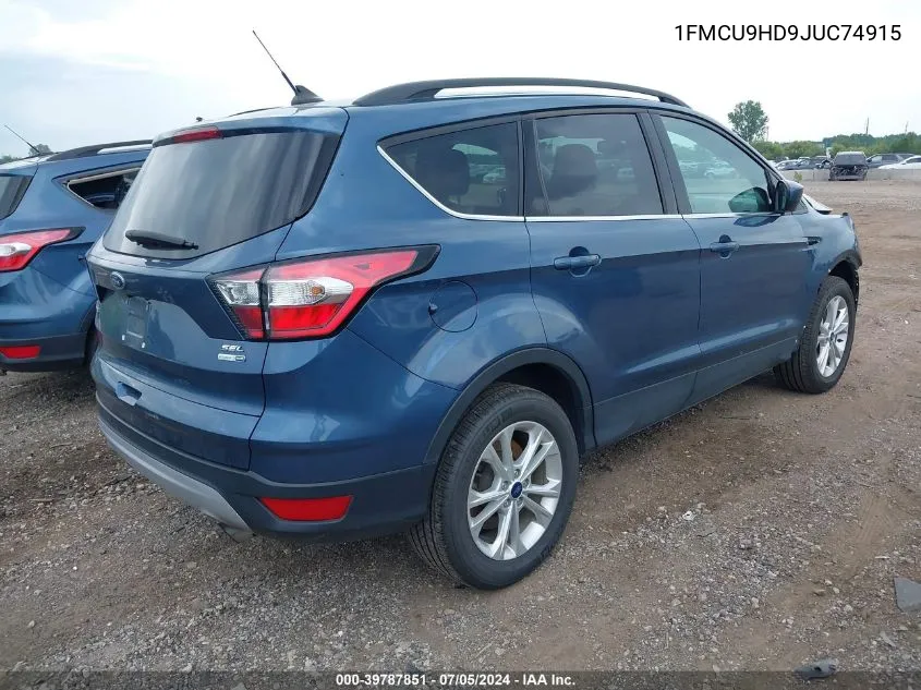 1FMCU9HD9JUC74915 2018 Ford Escape Sel