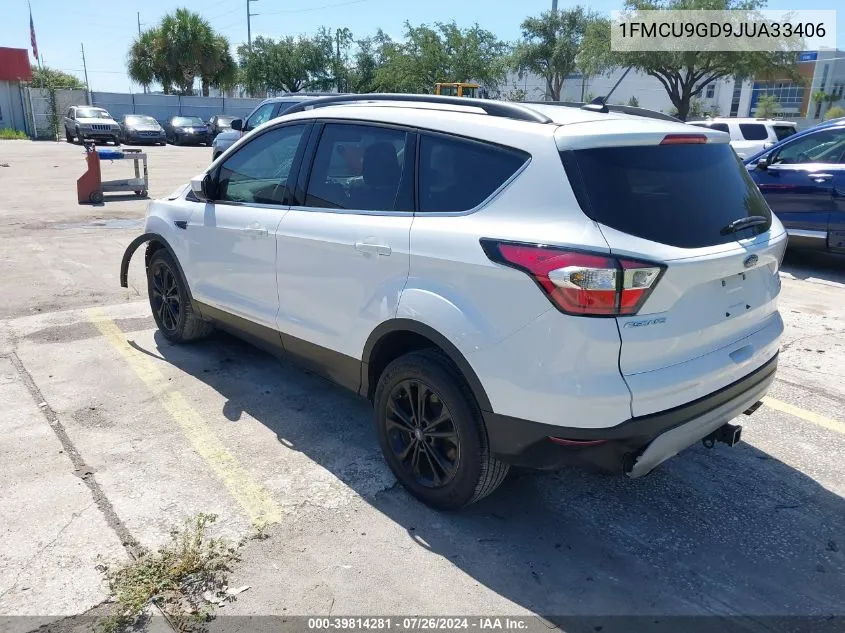 2018 Ford Escape Se VIN: 1FMCU9GD9JUA33406 Lot: 39814281