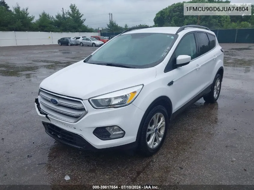 1FMCU9GD6JUA74804 2018 Ford Escape Se