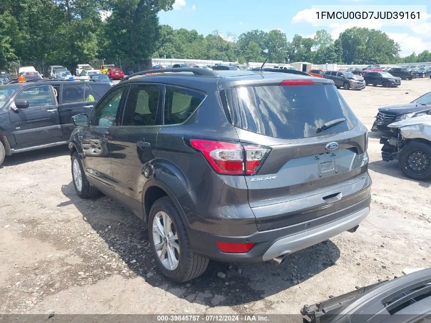 2018 Ford Escape Se VIN: 1FMCU0GD7JUD39161 Lot: 39845757