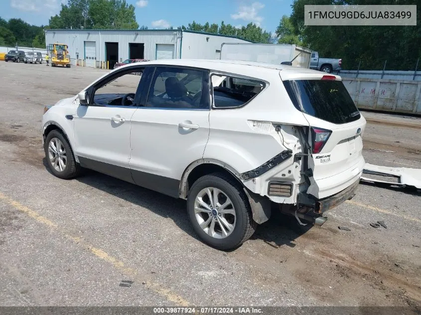 2018 Ford Escape Se VIN: 1FMCU9GD6JUA83499 Lot: 39877924