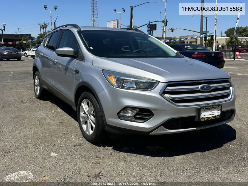 2018 Ford Escape Se VIN: 1FMCU0GD8JUB15588 Lot: 69314664