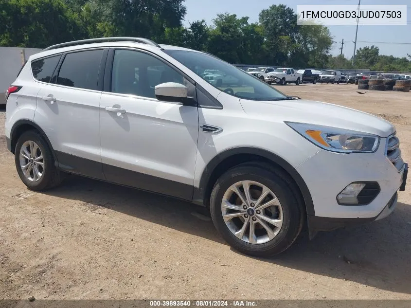 1FMCU0GD3JUD07503 2018 Ford Escape Se