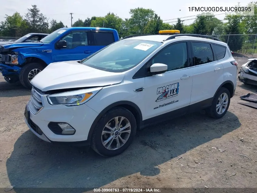 2018 Ford Escape Se VIN: 1FMCU0GD5JUC90395 Lot: 39908763