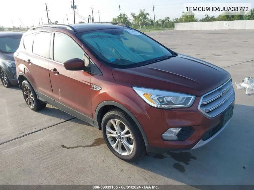 1FMCU9HD6JUA38772 2018 Ford Escape Sel