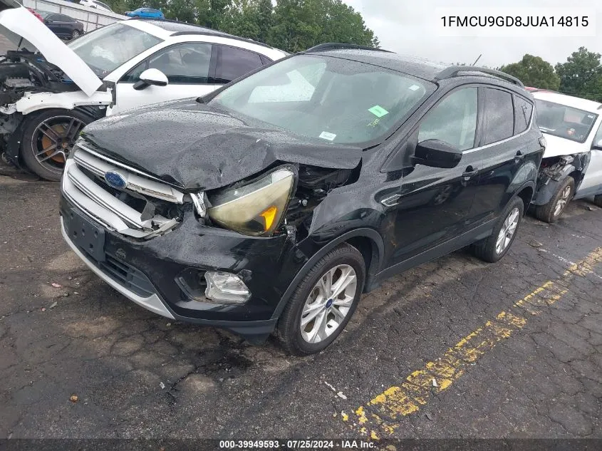 2018 Ford Escape Se VIN: 1FMCU9GD8JUA14815 Lot: 39949593