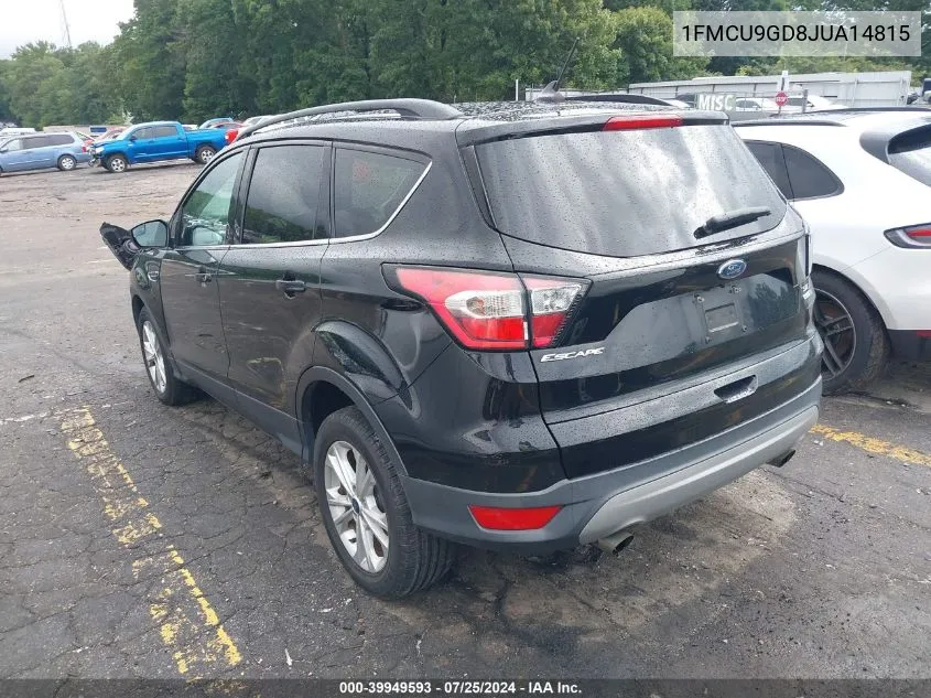 1FMCU9GD8JUA14815 2018 Ford Escape Se