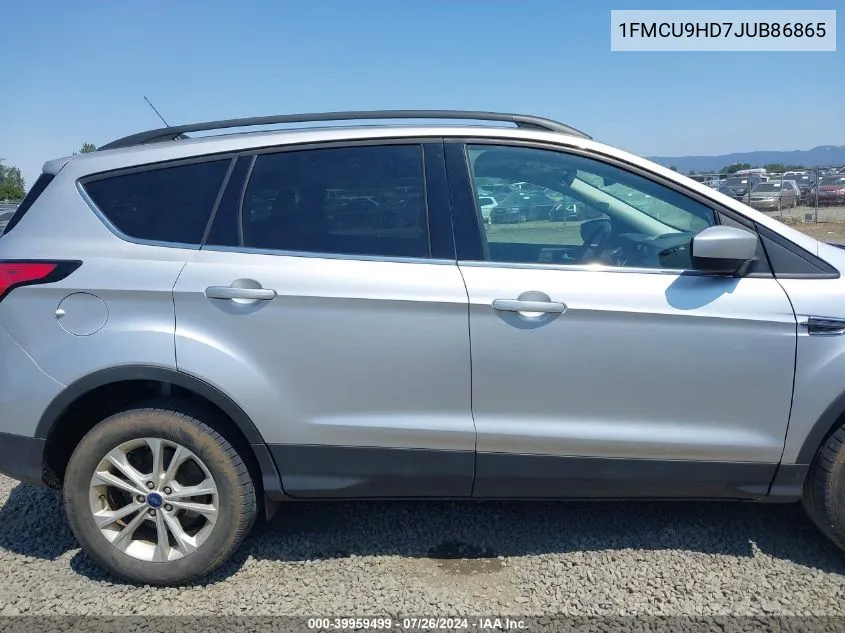 2018 Ford Escape Sel VIN: 1FMCU9HD7JUB86865 Lot: 39959499