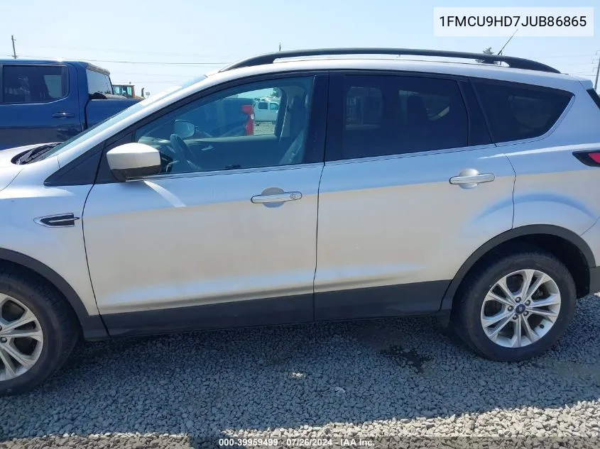 2018 Ford Escape Sel VIN: 1FMCU9HD7JUB86865 Lot: 39959499