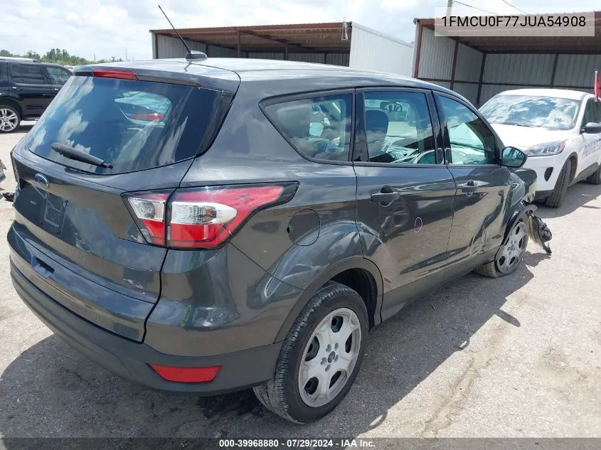 1FMCU0F77JUA54908 2018 Ford Escape S