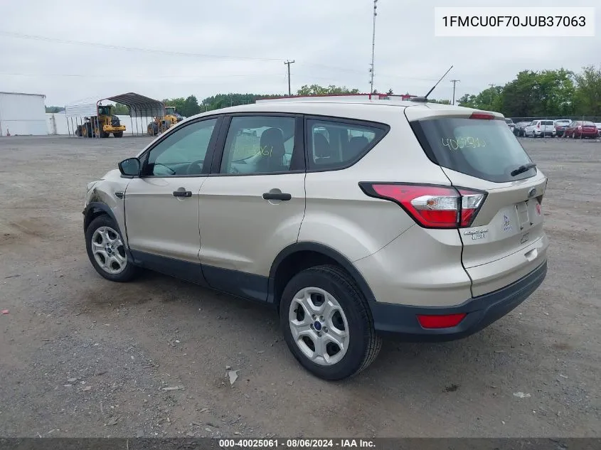 1FMCU0F70JUB37063 2018 Ford Escape S