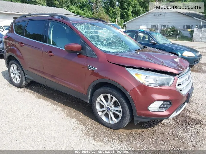 2018 Ford Escape Se VIN: 1FMCU0GD8JUC00818 Lot: 40050730