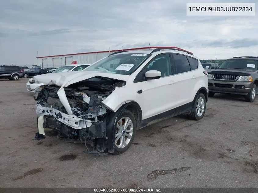 1FMCU9HD3JUB72834 2018 Ford Escape Sel