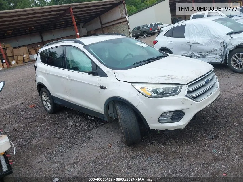 1FMCU0HD0JUB19777 2018 Ford Escape Sel