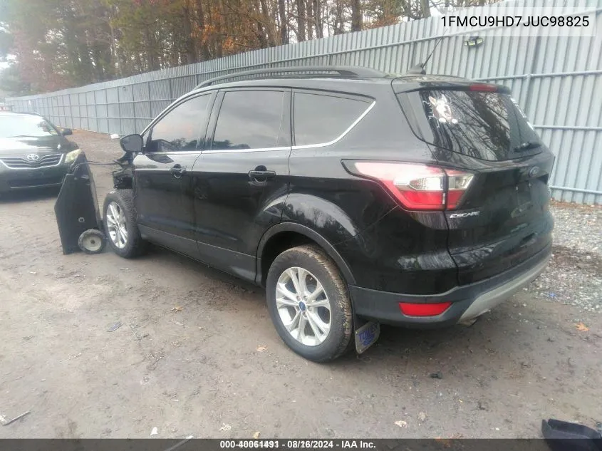 2018 Ford Escape Sel VIN: 1FMCU9HD7JUC98825 Lot: 40061491