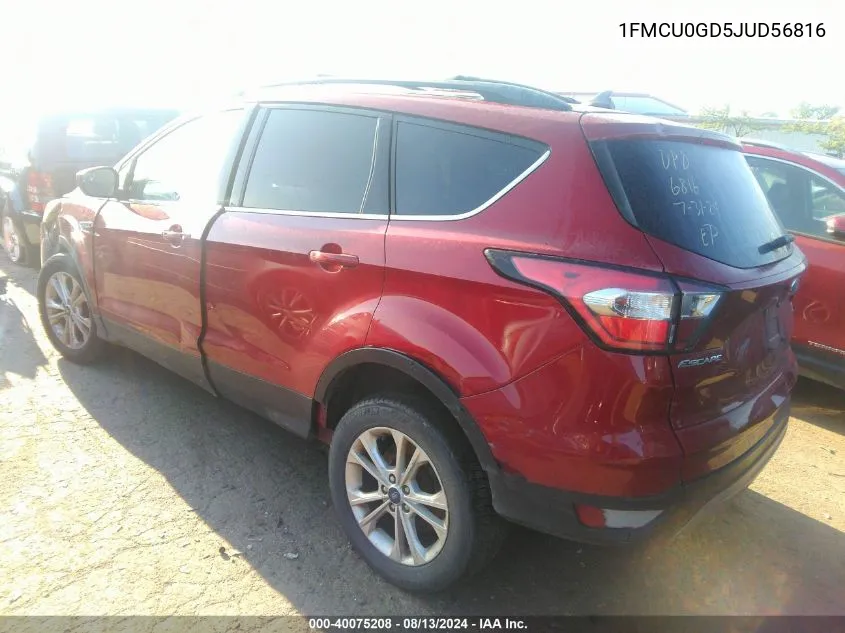 1FMCU0GD5JUD56816 2018 Ford Escape Se