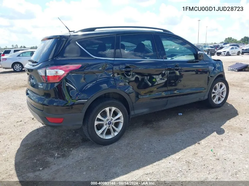 2018 Ford Escape Se VIN: 1FMCU0GD1JUD28723 Lot: 40093148