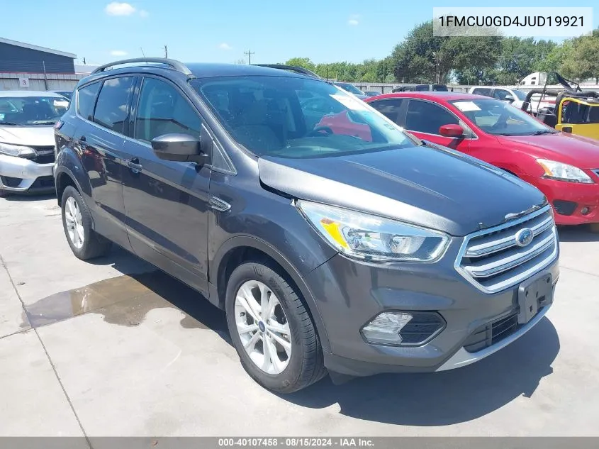 2018 Ford Escape Se VIN: 1FMCU0GD4JUD19921 Lot: 40107458