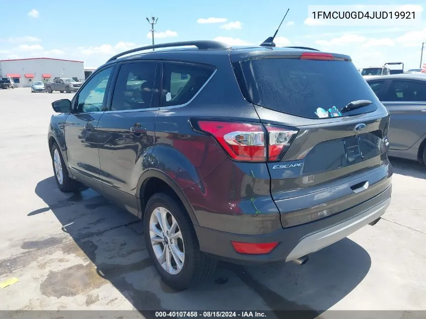 1FMCU0GD4JUD19921 2018 Ford Escape Se