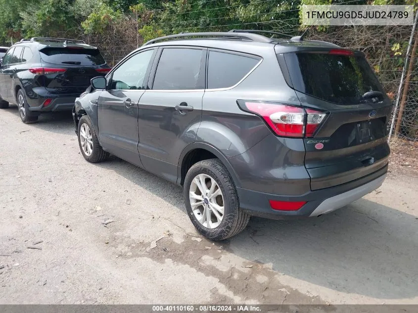 1FMCU9GD5JUD24789 2018 Ford Escape Se