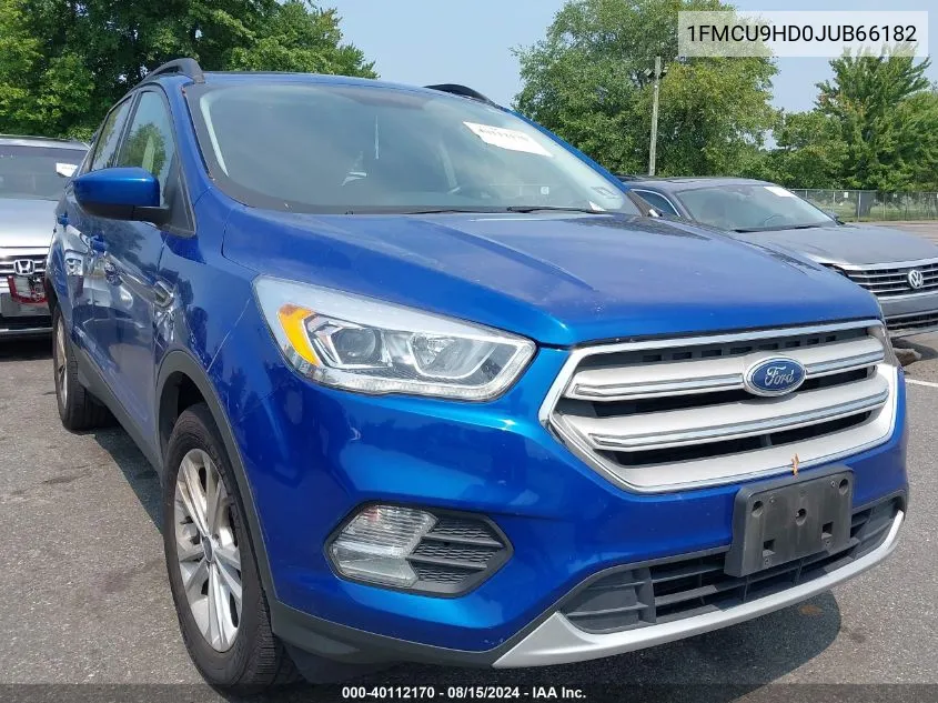 2018 Ford Escape Sel VIN: 1FMCU9HD0JUB66182 Lot: 40112170