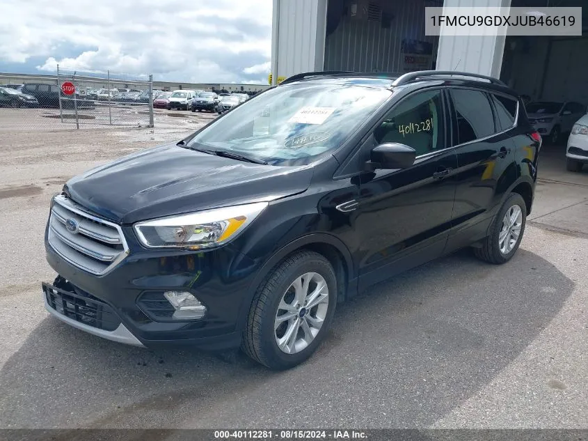 1FMCU9GDXJUB46619 2018 Ford Escape Se