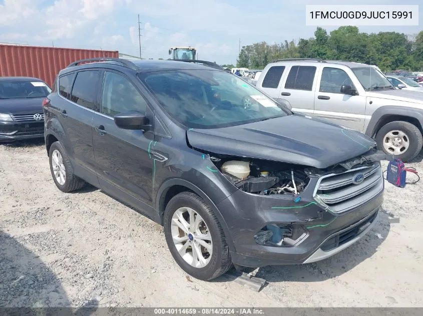 2018 Ford Escape Se VIN: 1FMCU0GD9JUC15991 Lot: 40114659