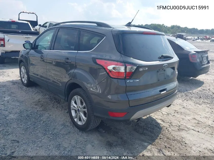 1FMCU0GD9JUC15991 2018 Ford Escape Se