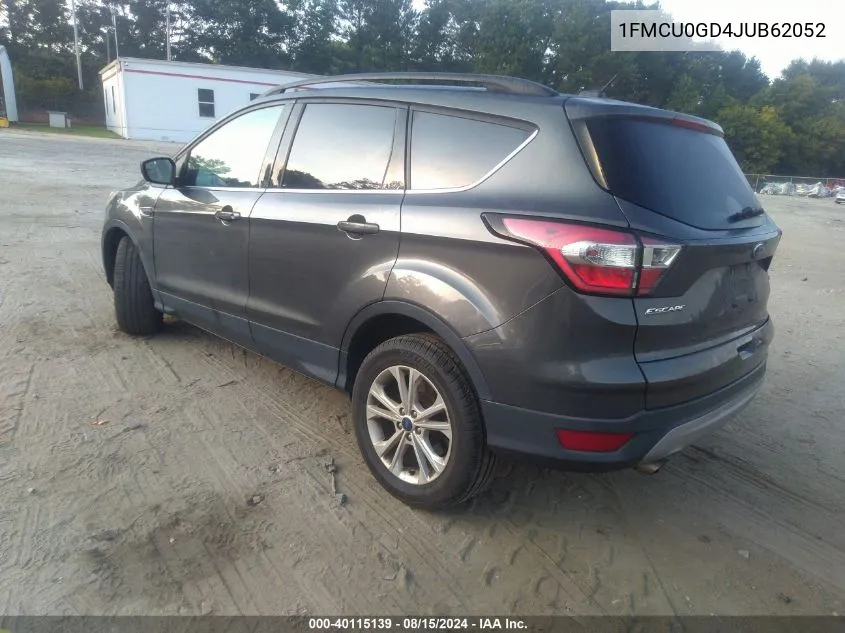 1FMCU0GD4JUB62052 2018 Ford Escape Se