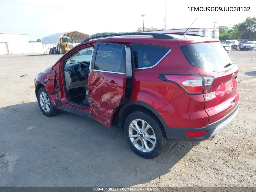 2018 Ford Escape Se VIN: 1FMCU9GD9JUC28132 Lot: 40130221