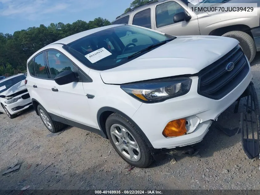 1FMCU0F70JUC39429 2018 Ford Escape S