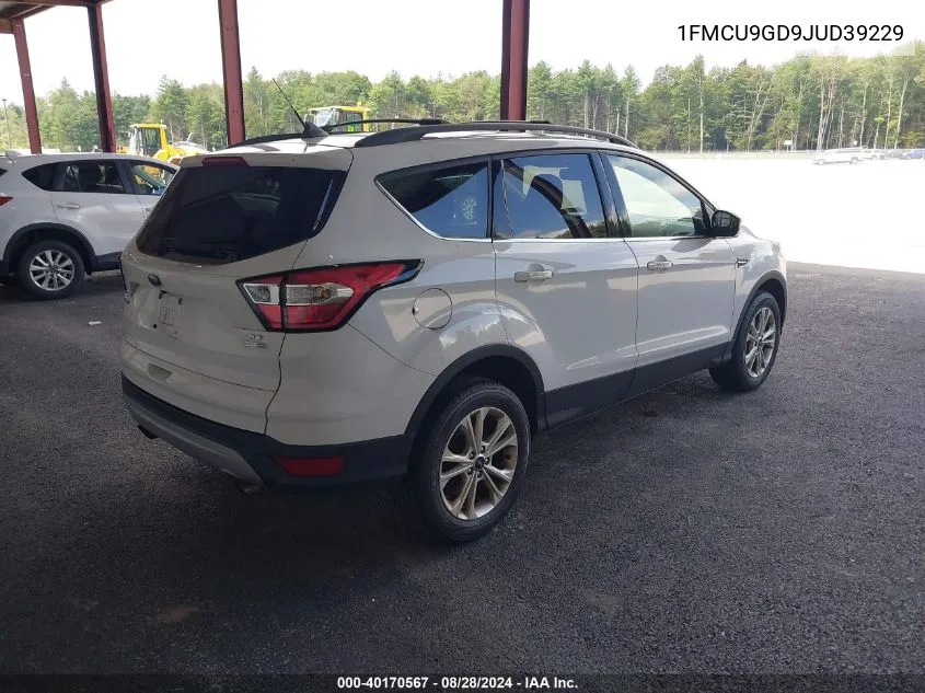 2018 Ford Escape Se VIN: 1FMCU9GD9JUD39229 Lot: 40170567