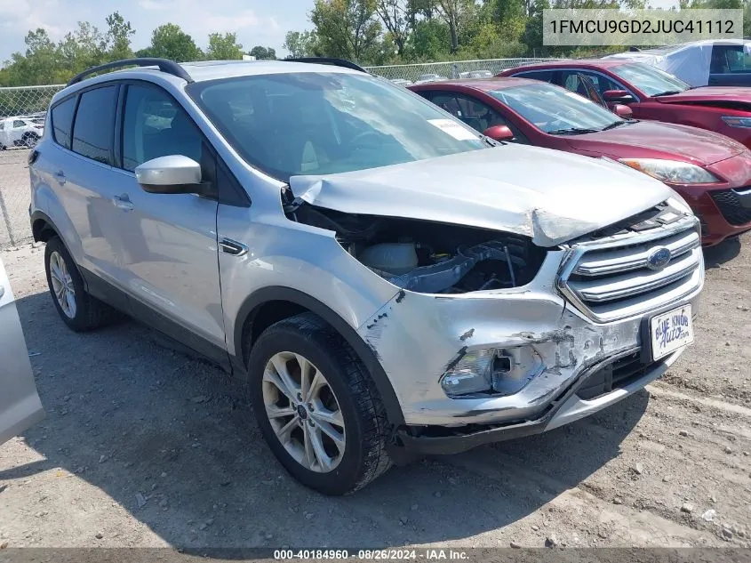 1FMCU9GD2JUC41112 2018 Ford Escape Se