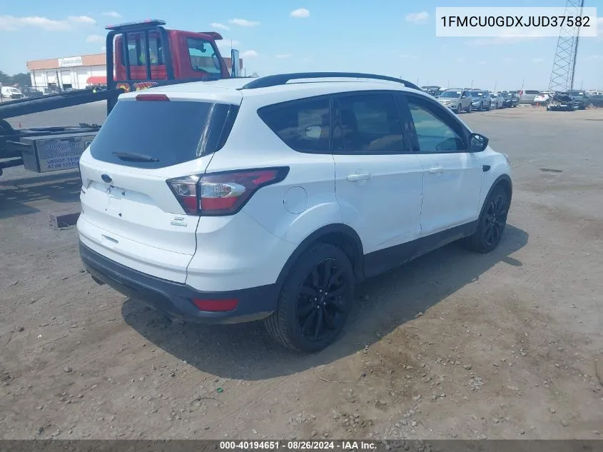 2018 Ford Escape Se VIN: 1FMCU0GDXJUD37582 Lot: 40194651