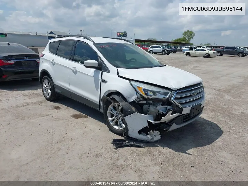 1FMCU0GD9JUB95144 2018 Ford Escape Se