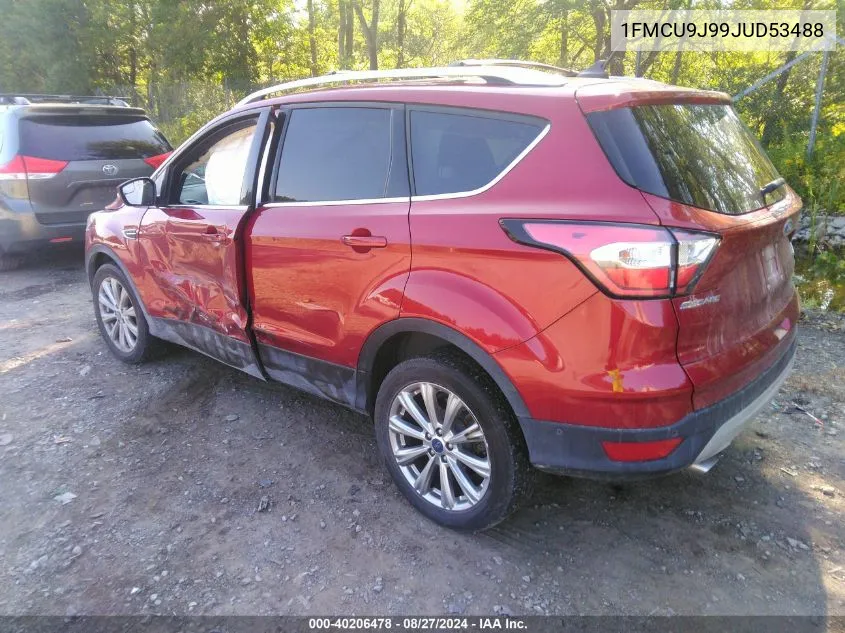 2018 Ford Escape Titanium VIN: 1FMCU9J99JUD53488 Lot: 40206478