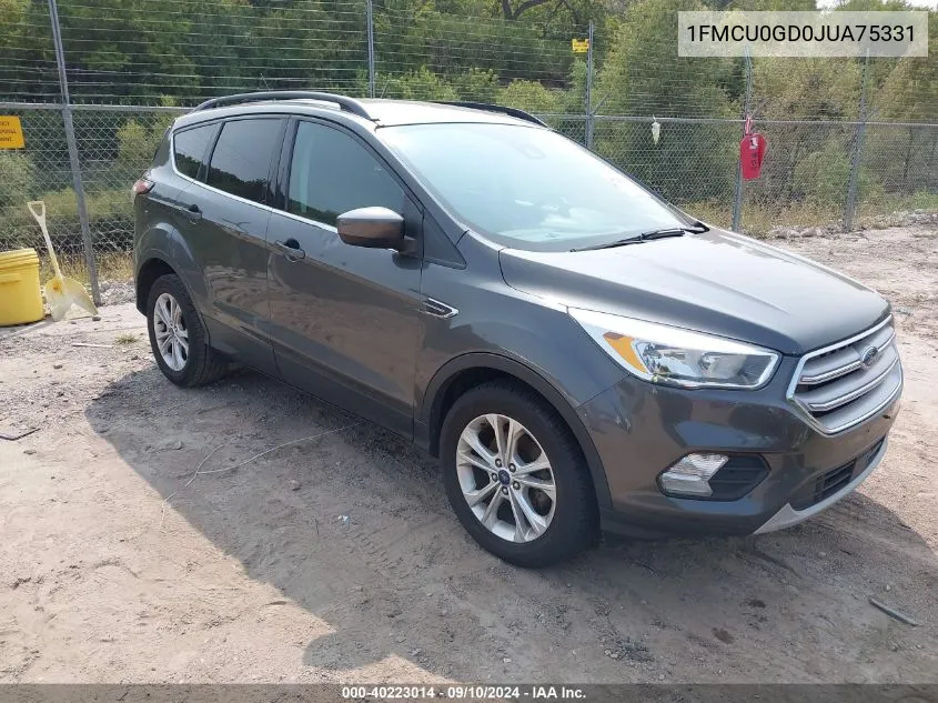 2018 Ford Escape Se VIN: 1FMCU0GD0JUA75331 Lot: 40223014