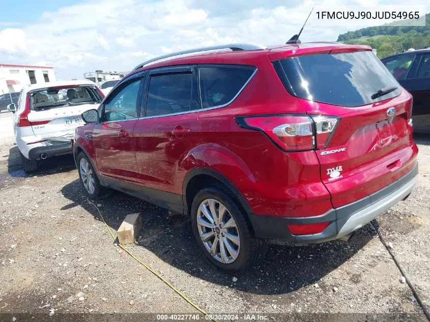 1FMCU9J90JUD54965 2018 Ford Escape Titanium