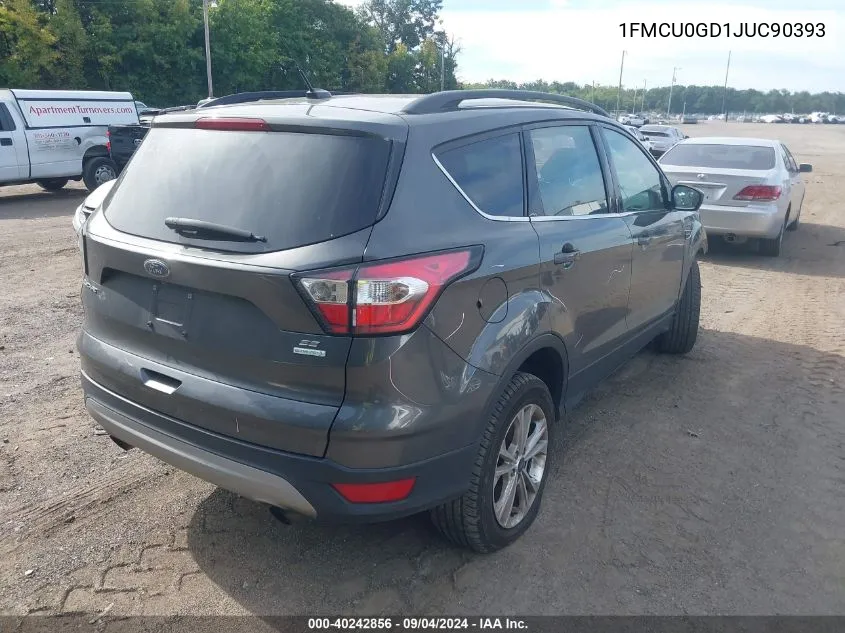 2018 Ford Escape Se VIN: 1FMCU0GD1JUC90393 Lot: 40242856