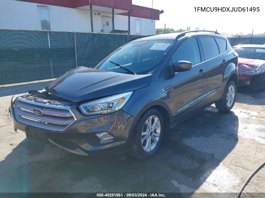 2018 Ford Escape Sel VIN: 1FMCU9HDXJUD61495 Lot: 40251861