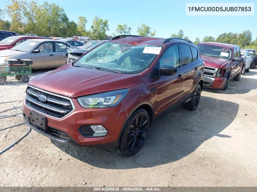 1FMCU0GD5JUB07853 2018 Ford Escape Se