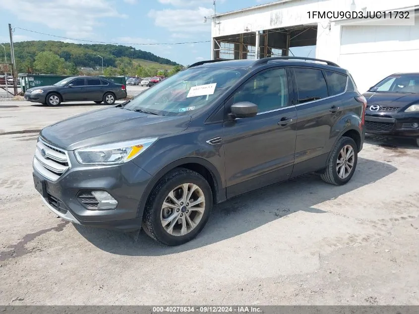 1FMCU9GD3JUC11732 2018 Ford Escape Se