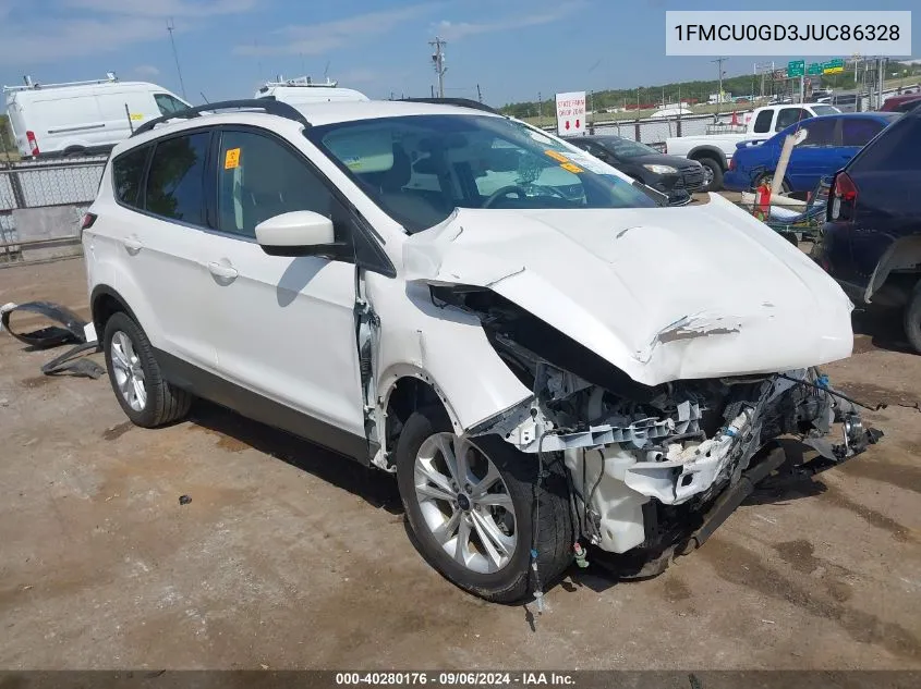 1FMCU0GD3JUC86328 2018 Ford Escape Se