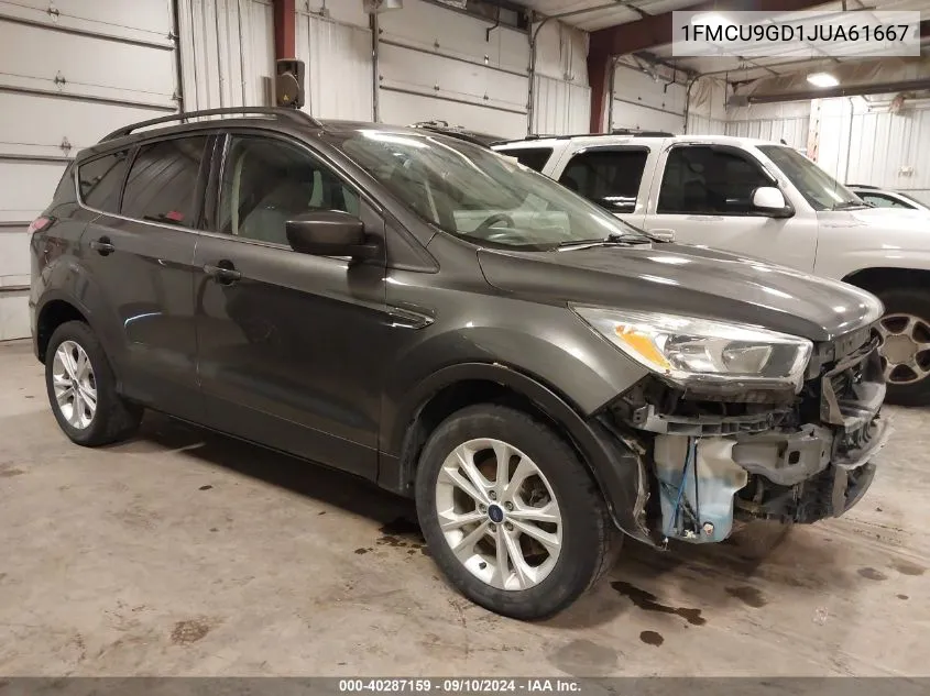 1FMCU9GD1JUA61667 2018 Ford Escape Se