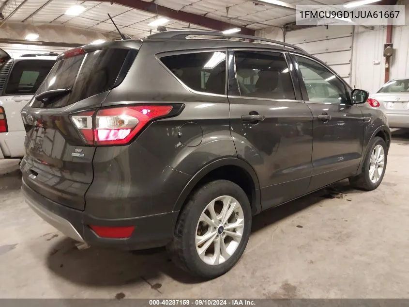 2018 Ford Escape Se VIN: 1FMCU9GD1JUA61667 Lot: 40287159