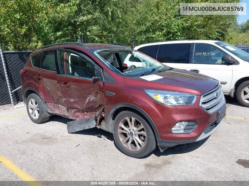 1FMCU0GD6JUC85769 2018 Ford Escape Se